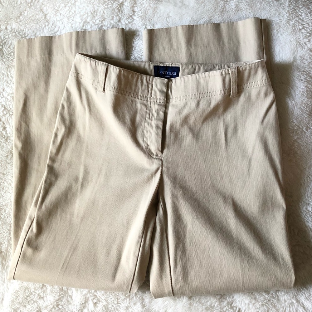 Neutral Tone Ann Taylor Petites Pants 2P